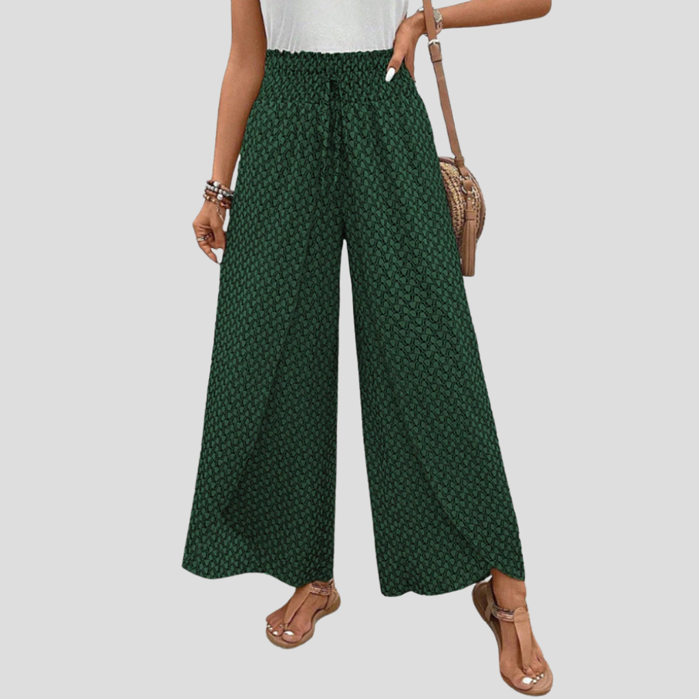Geometric Print Trousers