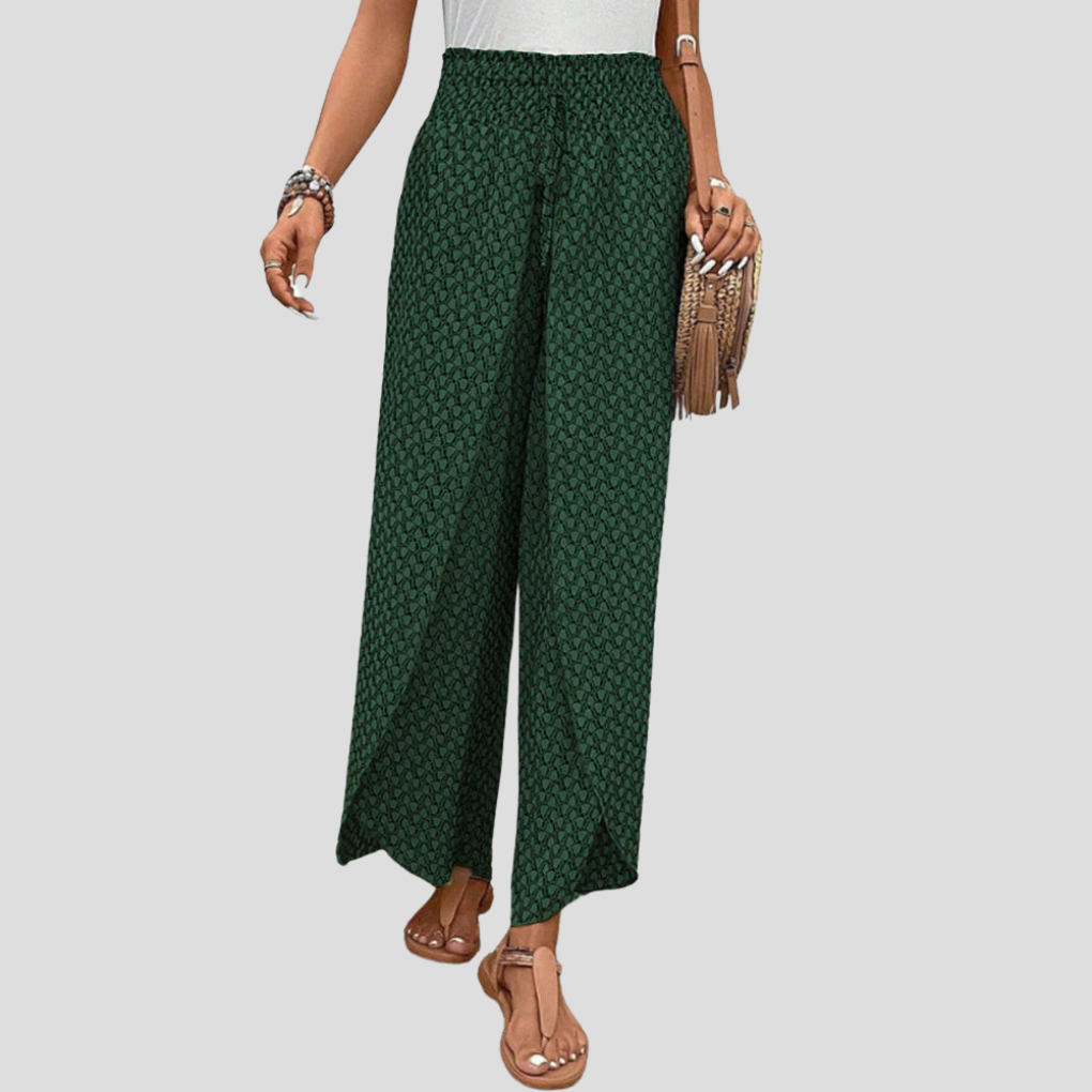 Geometric Print Trousers