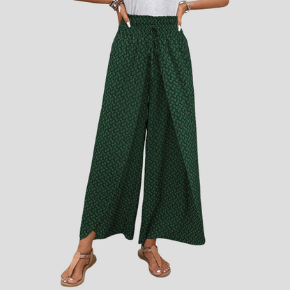 Geometric Print Trousers