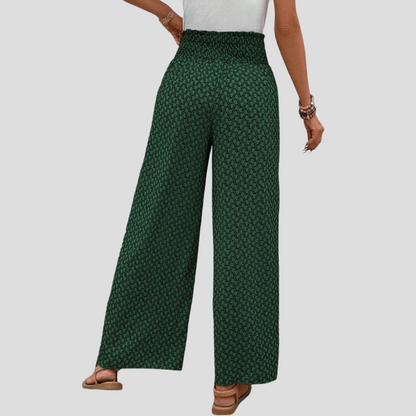 Geometric Print Trousers