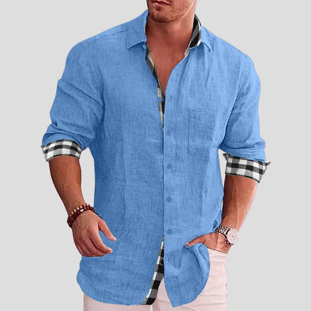 Men's Casual Button Down Shirt Classic Fit