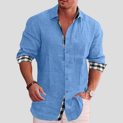 Men's Casual Button Down Shirt Classic Fit