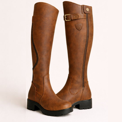 Women's Knee High Zip Boots - VibreMode