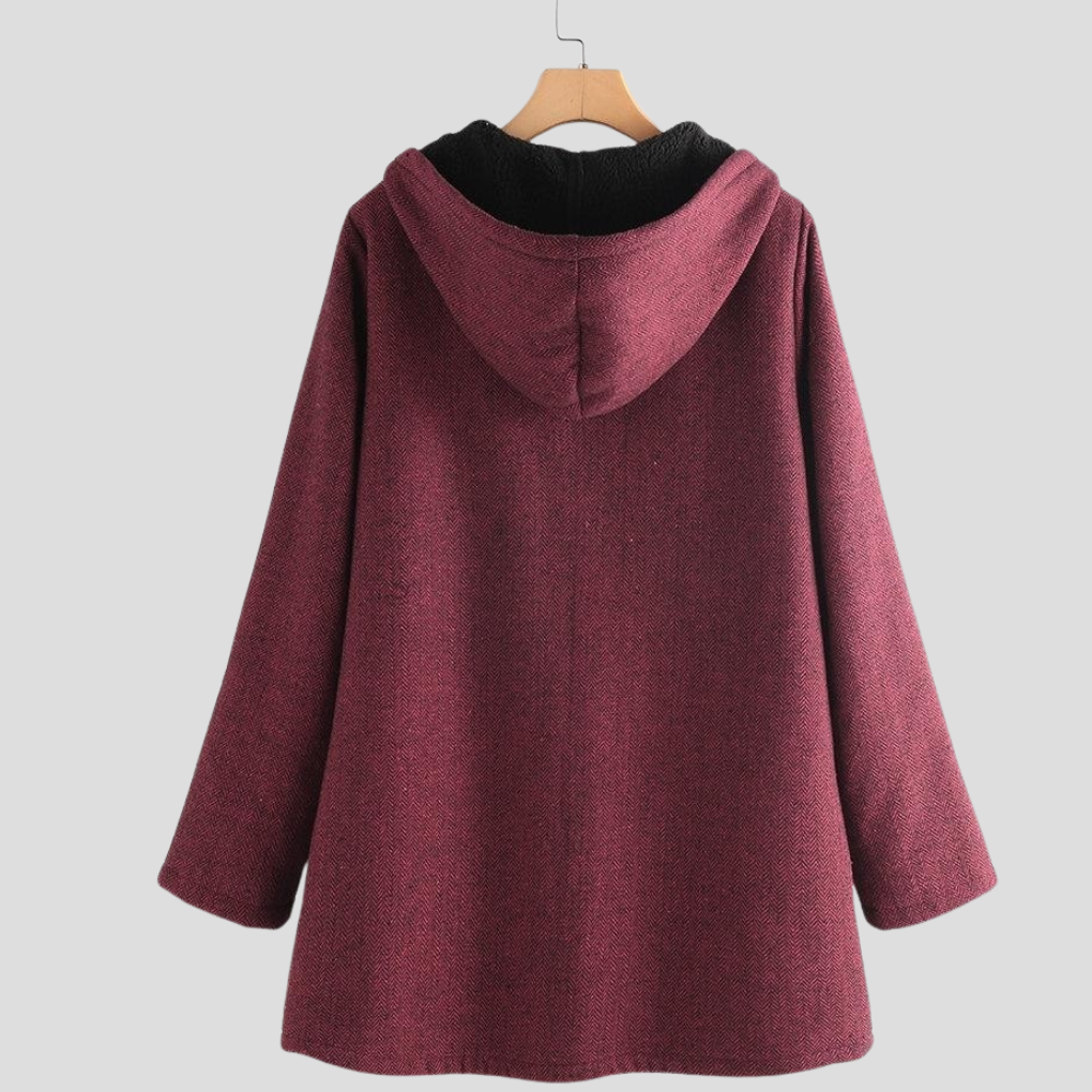 Women's Fleece Hooded Coat