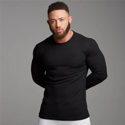 Men's Crewneck Knit Sweater Casual - VibreMode