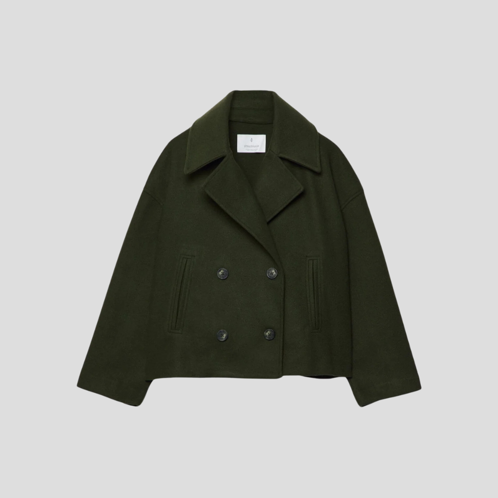 Women's Double Breasted Short Coat