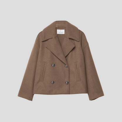 Women's Double Breasted Short Coat