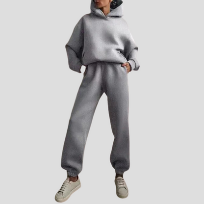 Women's Relaxed Hoodie Jogger Set Lounge Wear