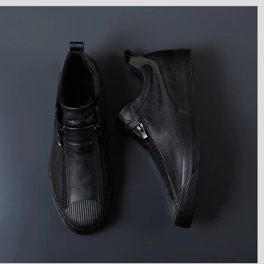 Men's Formal Dress Shoes Leather Black