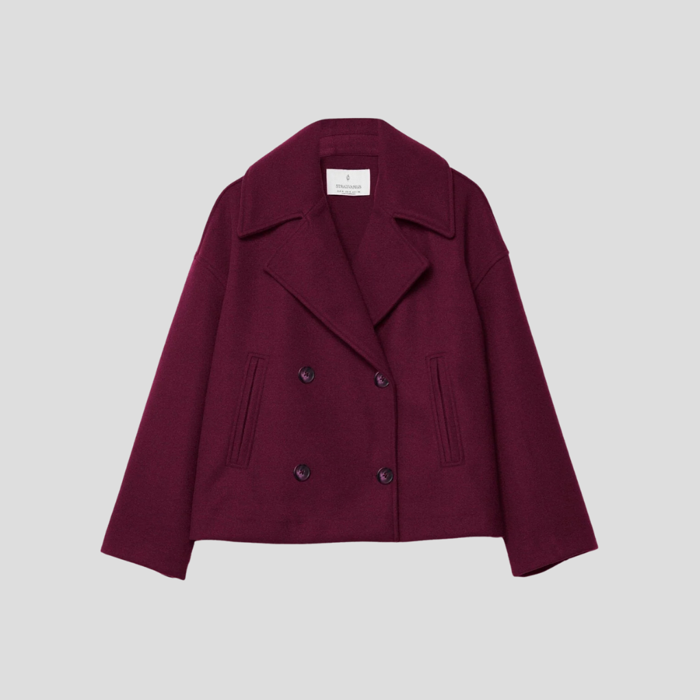 Women's Double Breasted Short Coat
