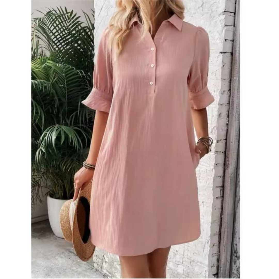 Women's Collared Dress Shirt