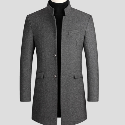 Men's Wool Blend Classic Coat