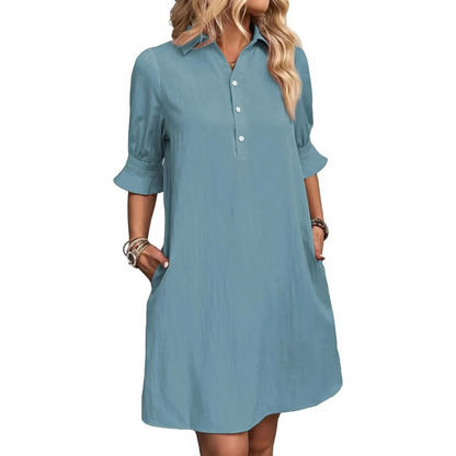 Women's Collared Dress Shirt