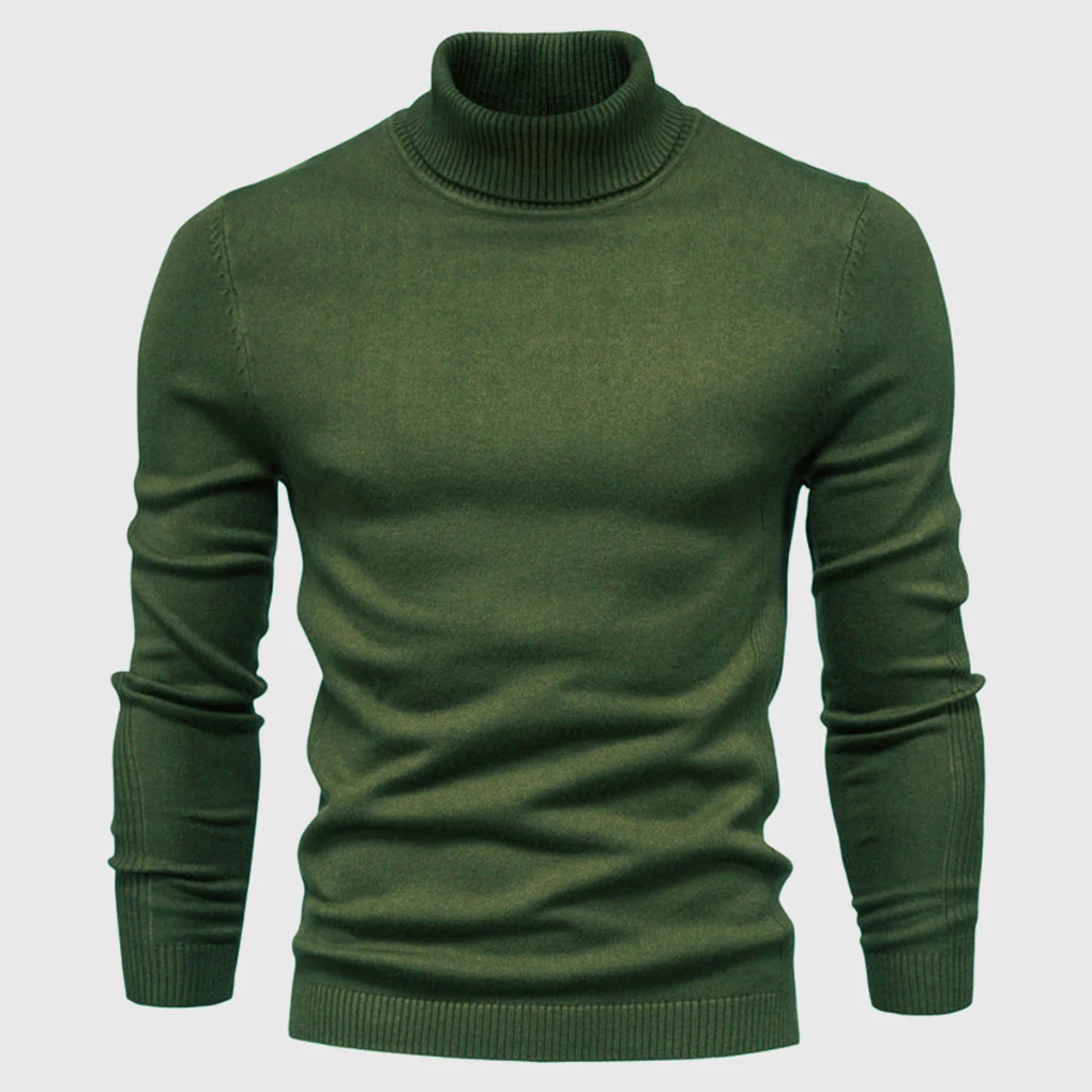 Men's Turtleneck Sweater Washable Everyday Wear