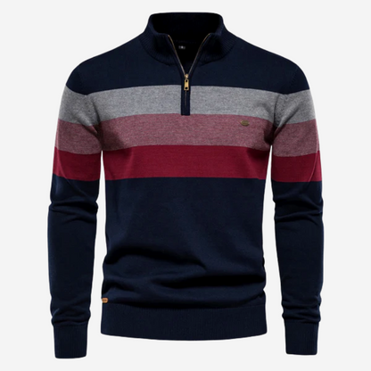 Classic Multi-Color Mens Pullover Sweater - VibreMode