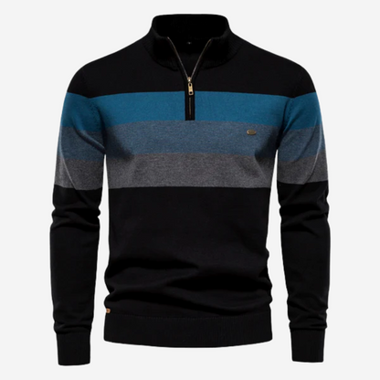 Classic Multi-Color Mens Pullover Sweater