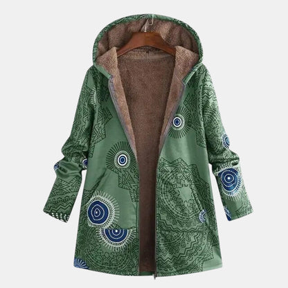 Boho Print Winter Jacket