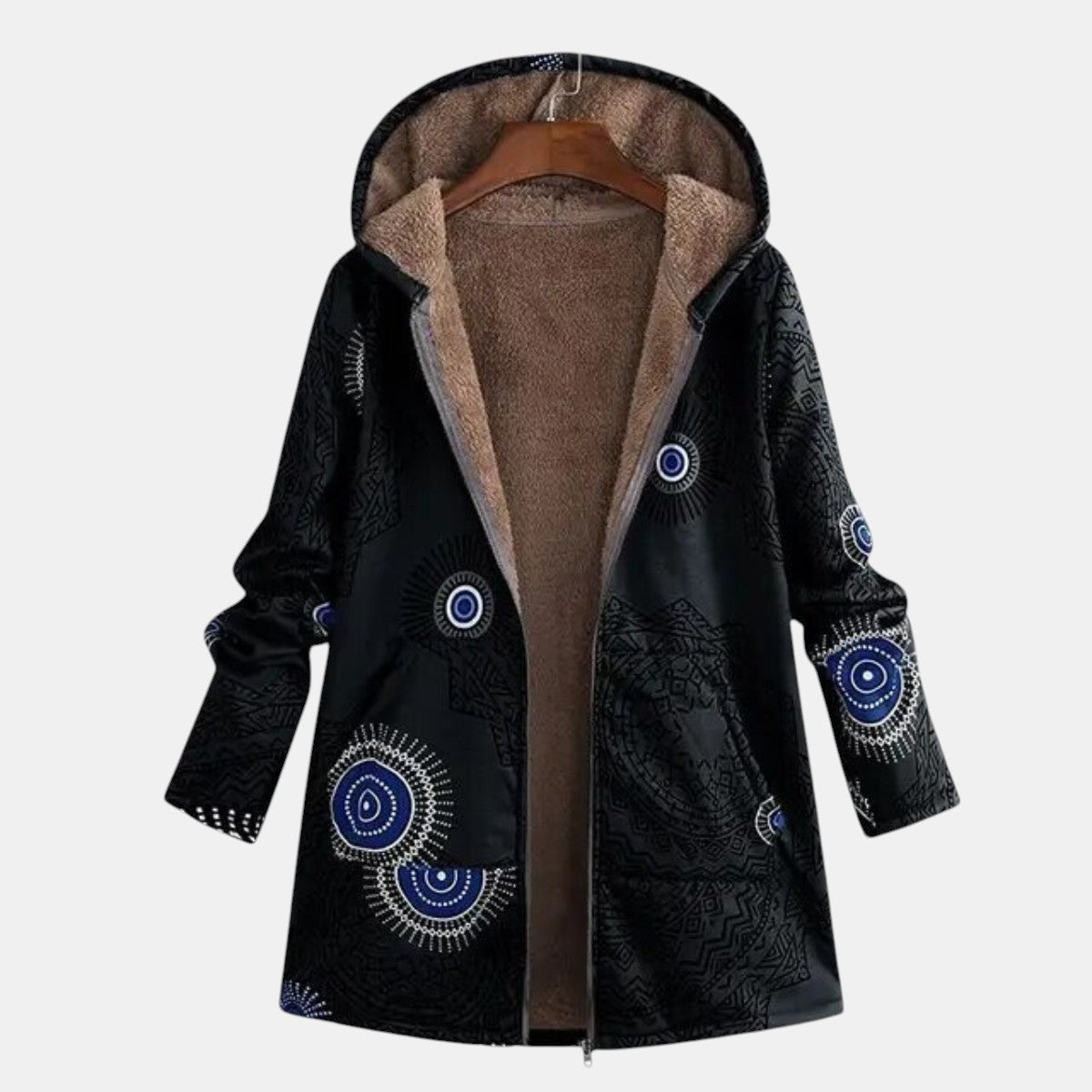 Boho Print Winter Jacket - VibreMode