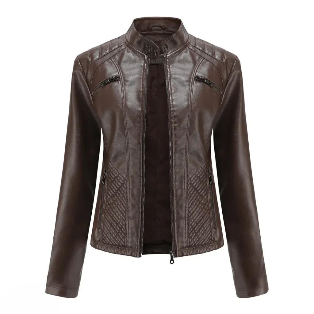 Men's Leather Jacket Genuine Brown