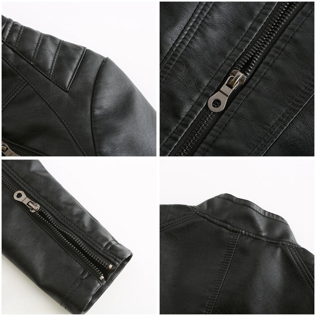 Men's Leather Jacket Genuine Brown