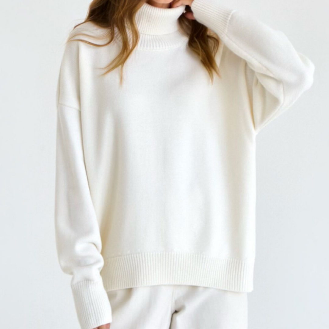 Women's Turtleneck Knitted Sweater