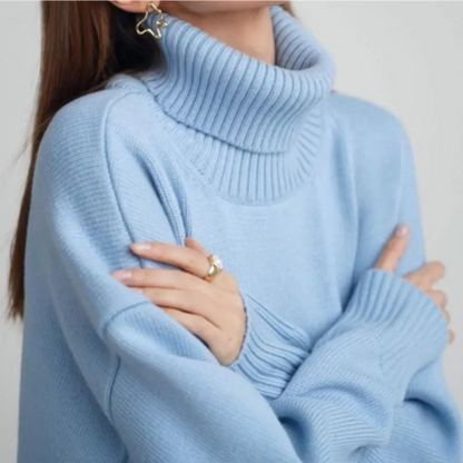 Women's Turtleneck Knitted Sweater