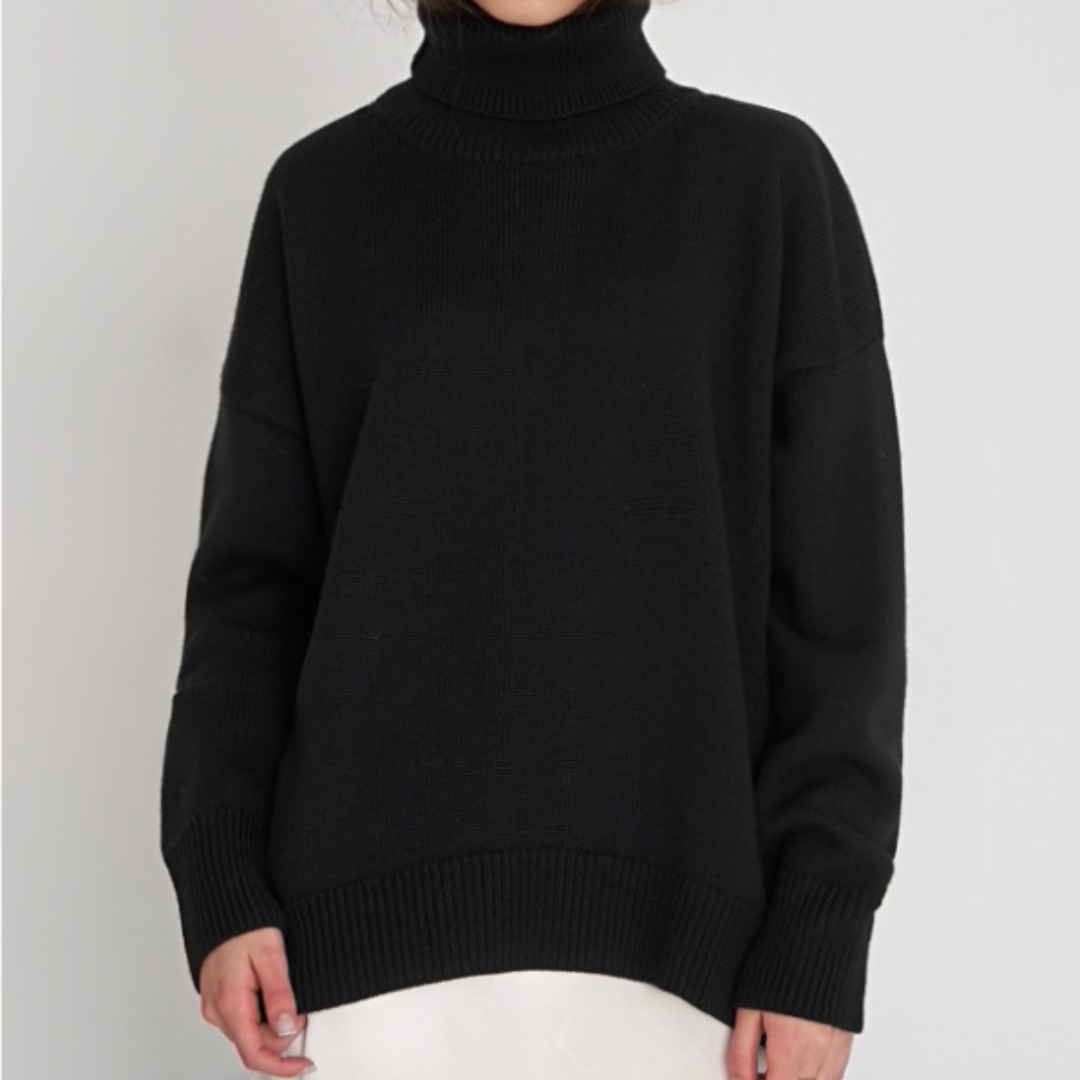 Women's Turtleneck Knitted Sweater