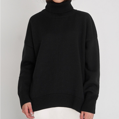 Women's Turtleneck Knitted Sweater