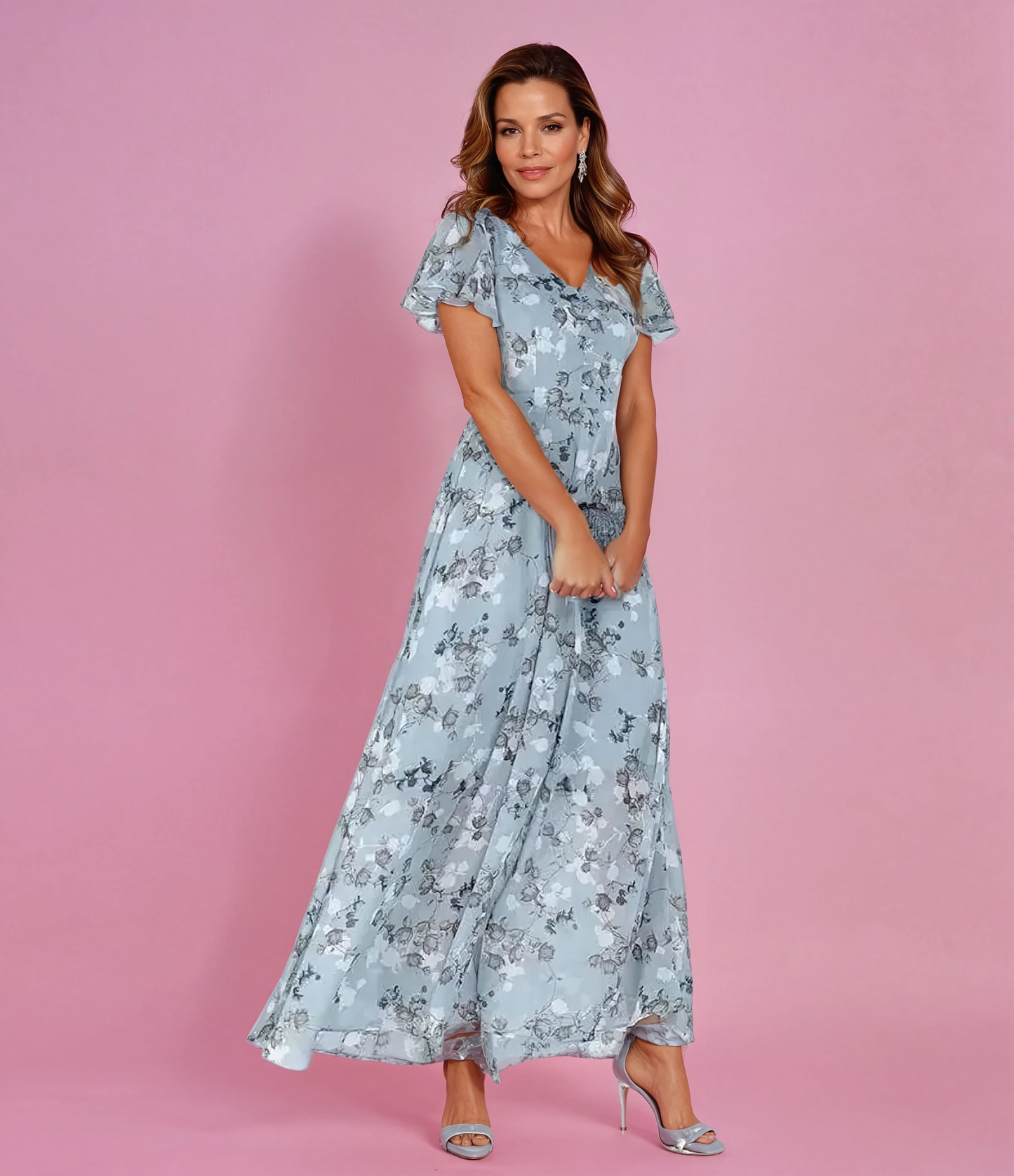 Beautiful Floral Women's Dress - VibreMode