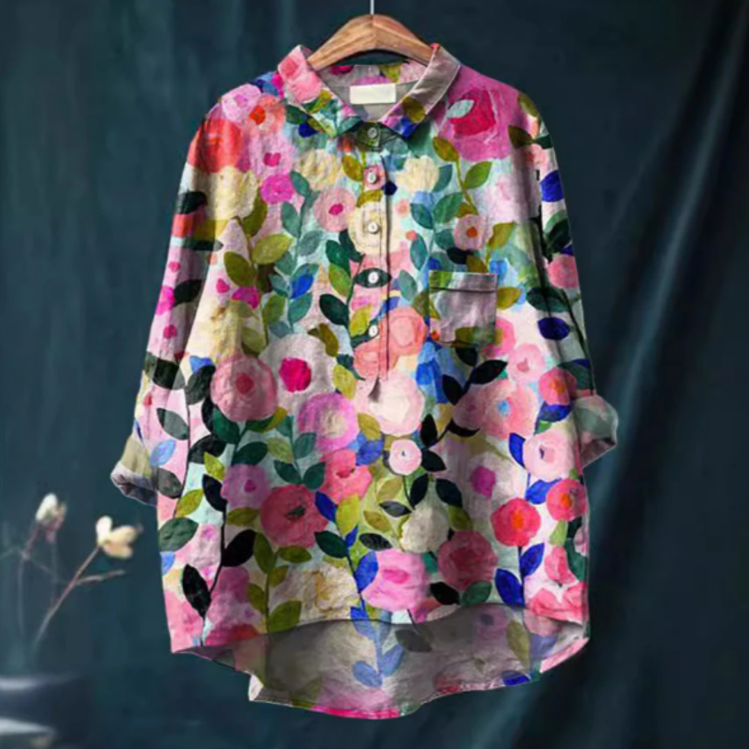 Bertan Women's Floral Print Blouse - VibreMode