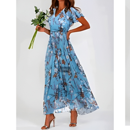 Beautiful Blossom Long Summer Dress