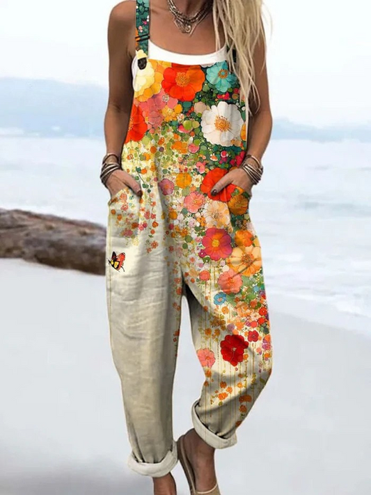 Classic Floral Women's Romper - VibreMode