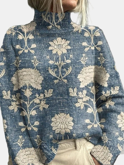 Warm Winter Crew Neck Knit Sweater