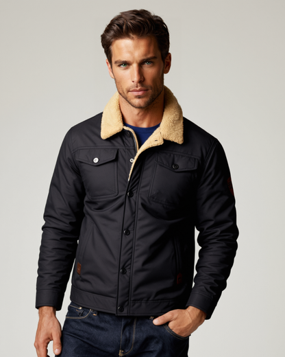 Men's Insulated Fleece Lined Winter Coat