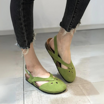 Classic Buckle Strap Flat Sandals