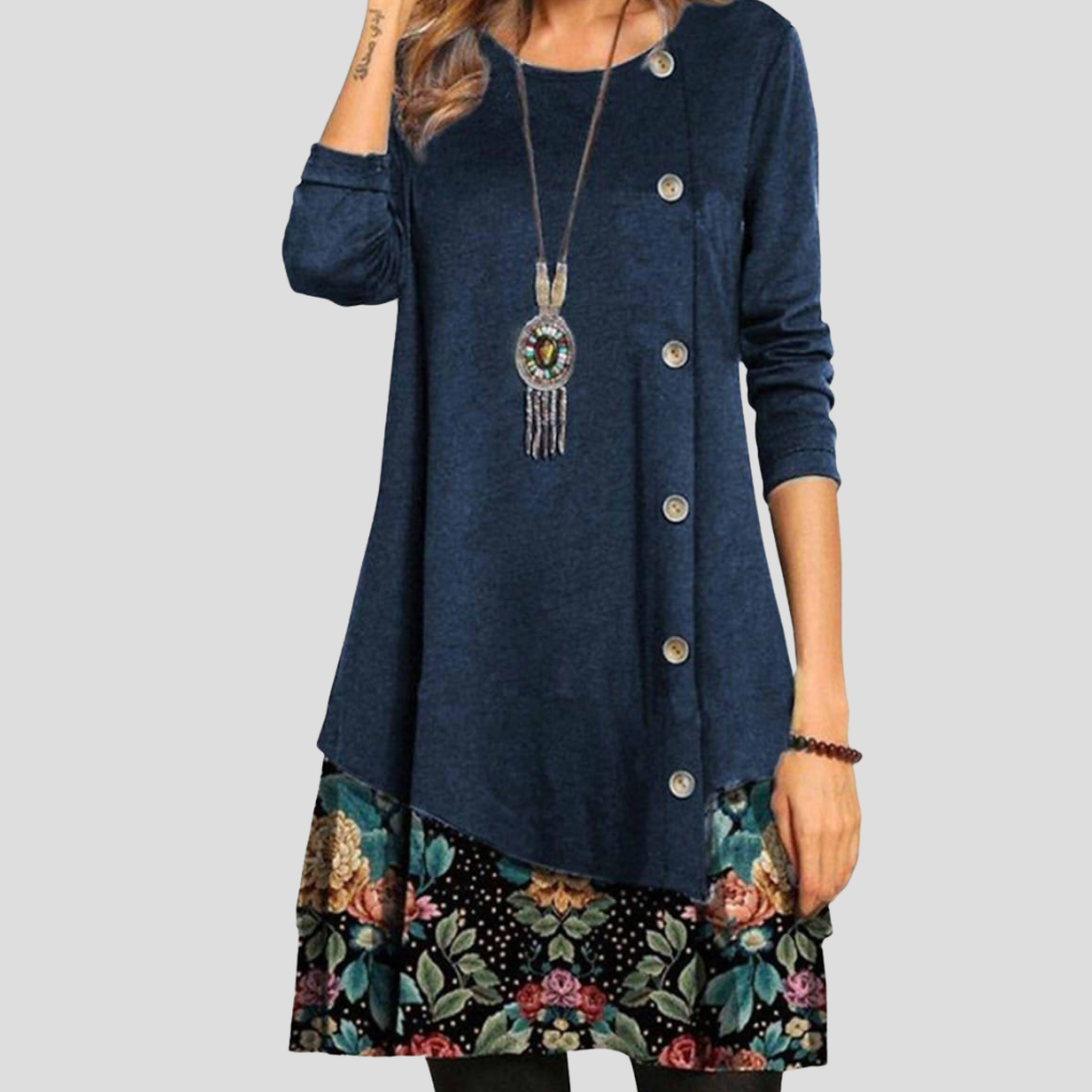 Women Floral Mini Dress - VibreMode