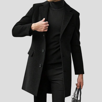 Men's Classic Revere Overcoat - VibreMode