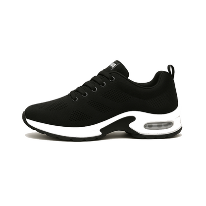 Supportive Gel Running Shoes - Black - VibreMode