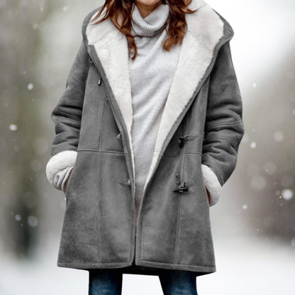 Women's Winter Coat Contrast Lining