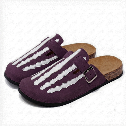Striped Cork Clogs for Men – Stylish & Comfortable Footwear Caliboot