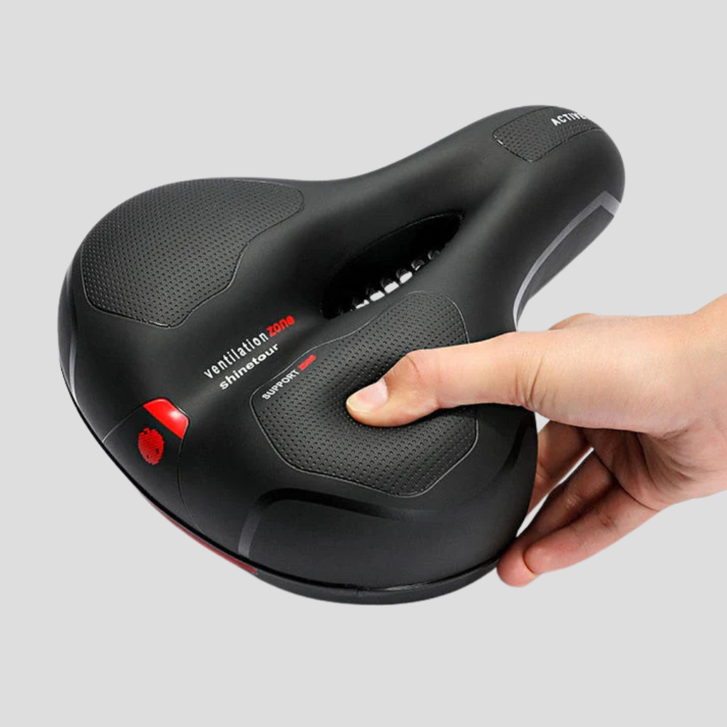 Ergonomic Bike Saddle Cushion Support Black