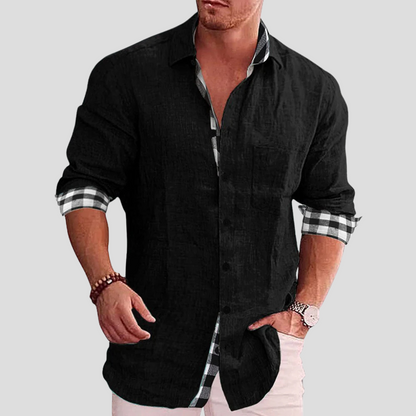 Men's Casual Button Down Shirt Classic Fit - VibreMode