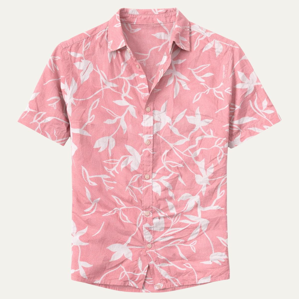 Men's Hawaiian Beach Shirt Tropical Coconut Print - VibreMode
