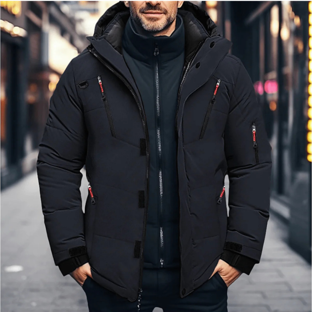 Men's Insulated Winter Parka Jacket