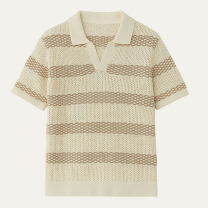 Cotswold Men's Linen Polo Shirt