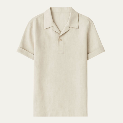Thornton Men's Linen Polo Shirt - VibreMode