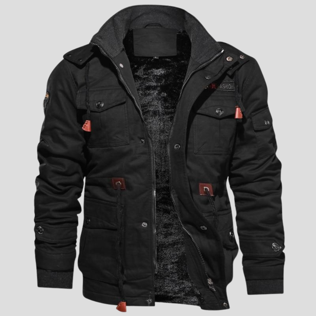 Men's Waterproof Jacket Insulated For Cold Days - VibreMode