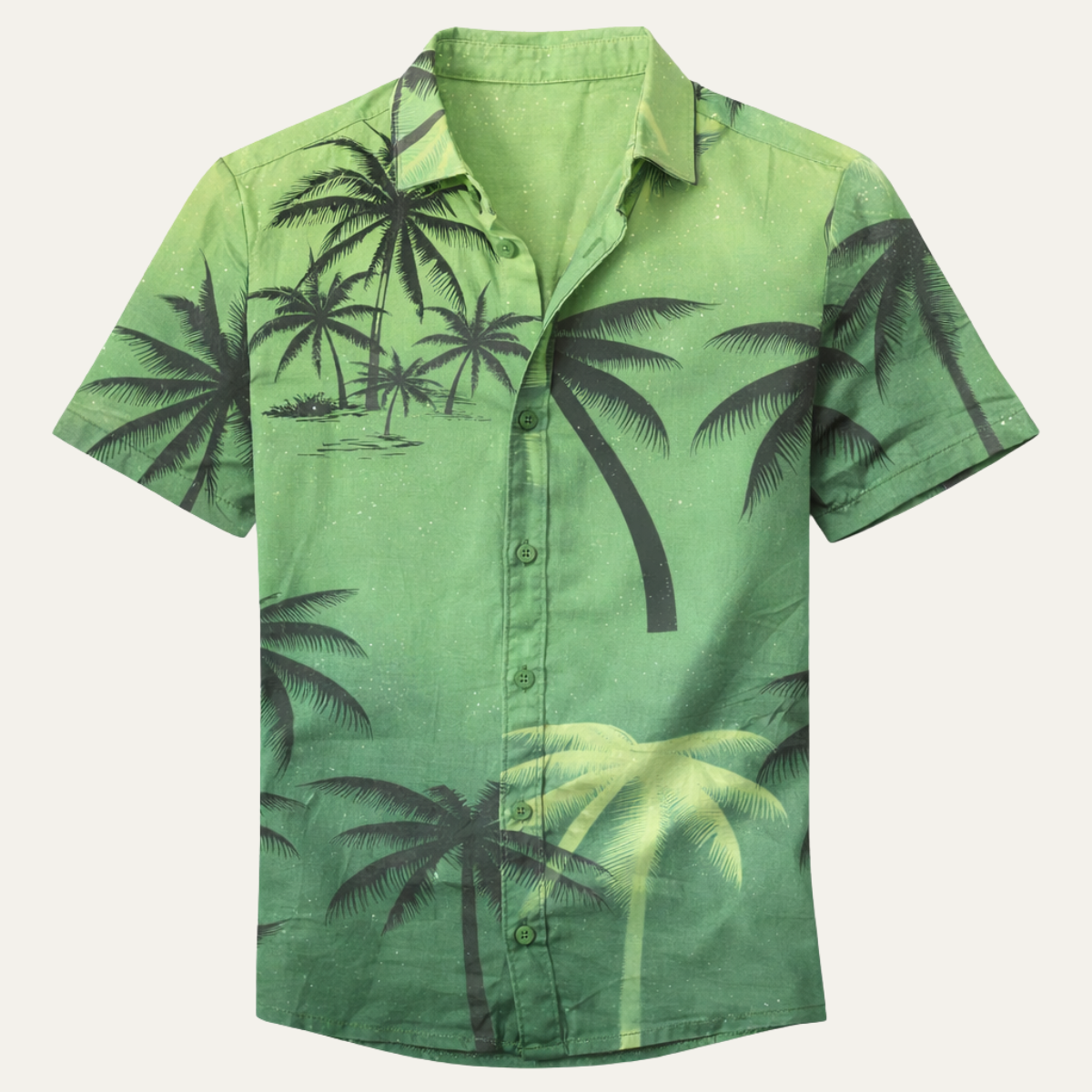 Men's Hawaiian Shirt Tropical Print Coconut Design - VibreMode