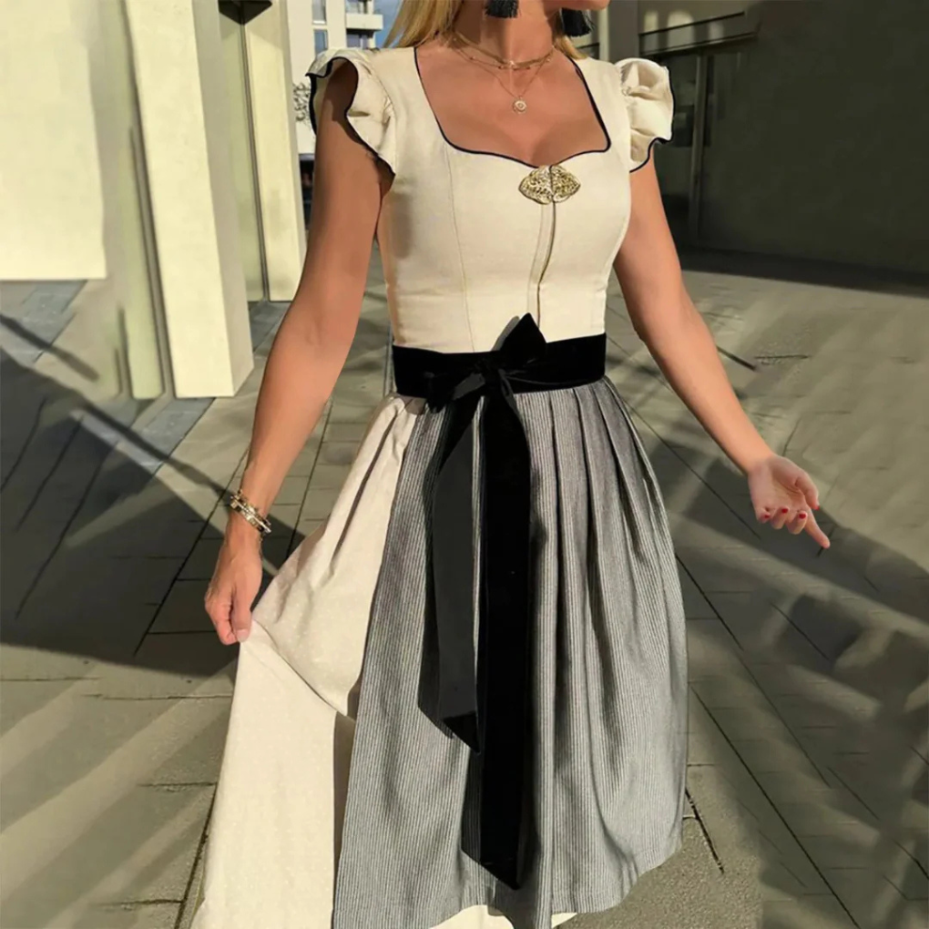 Women's Traditional German Dirndl Dress - VibreMode