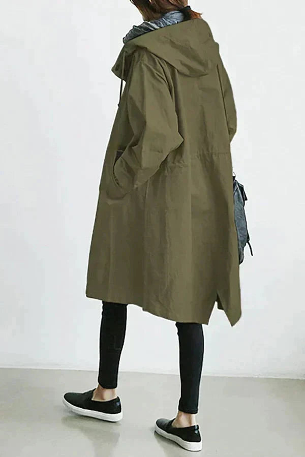 Women's Waterproof Hooded Rain Jacket